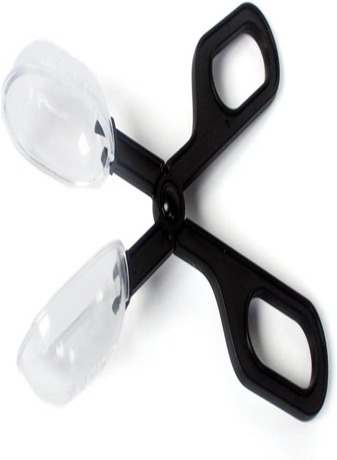 Zhuluck Black Reptiles Feeding Scooper Poop Cleaning Clamp Spoon-shaped Tips Feeder Tweezers Aquarium Tank and Terrarium Cleaning Tool,For Snakes Lizard Tarantulas Reptile Supplies Reptiles and Amphibians - Image 1